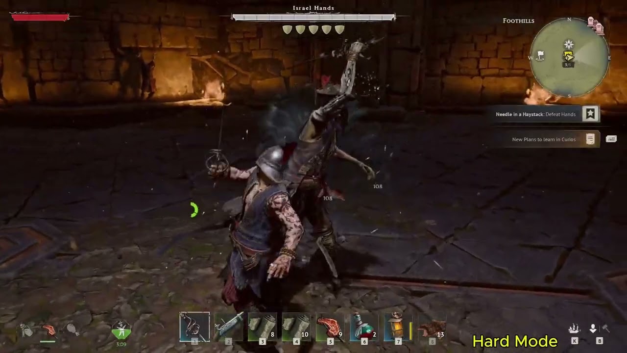 Israel Hands Boss Fight Easy Mode vs Hard Mode in Windrose Game