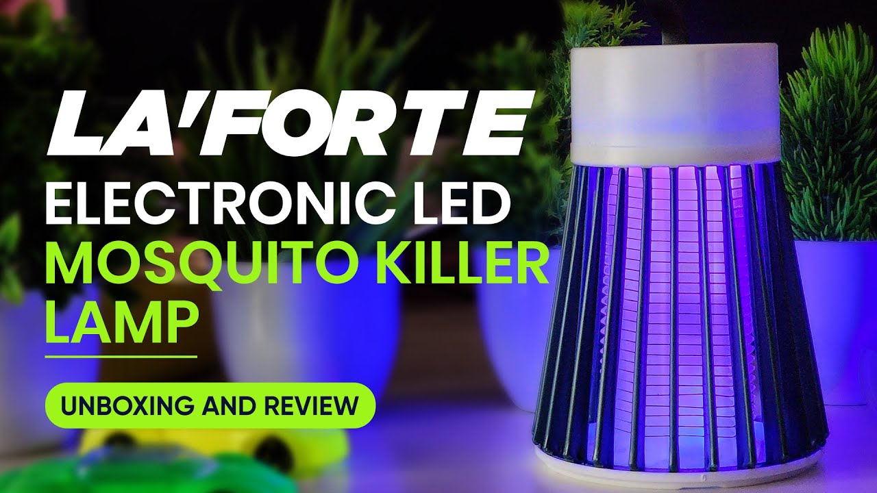 LA'FORTE Electronic LED Mosquito Killer Machine Trap Lamp | Unboxing & Review #mosquitokillerlamp