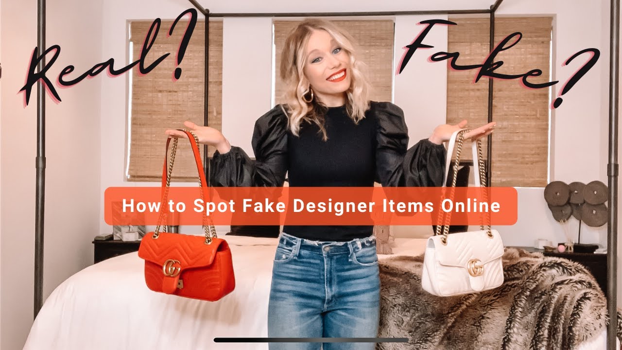 HOW TO BUY AUTHENTIC PRE-LOVED DESIGNER BAGS:Spot Fakes Online, Comparing Real vs Fake Gucci Marmont