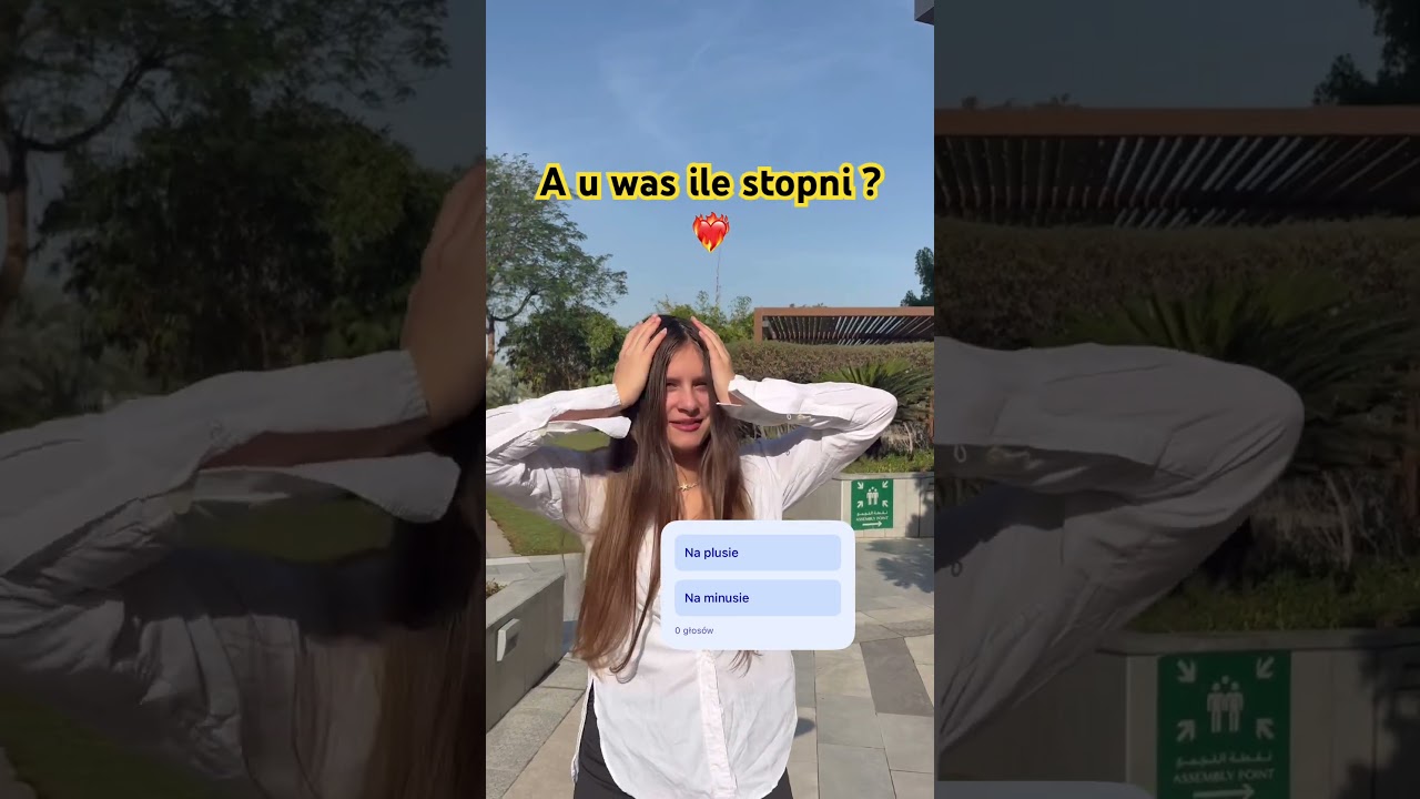 A u was ile stopni ? ❤️&zwj;🔥 #ania_tenis #travel #dance #music #funny