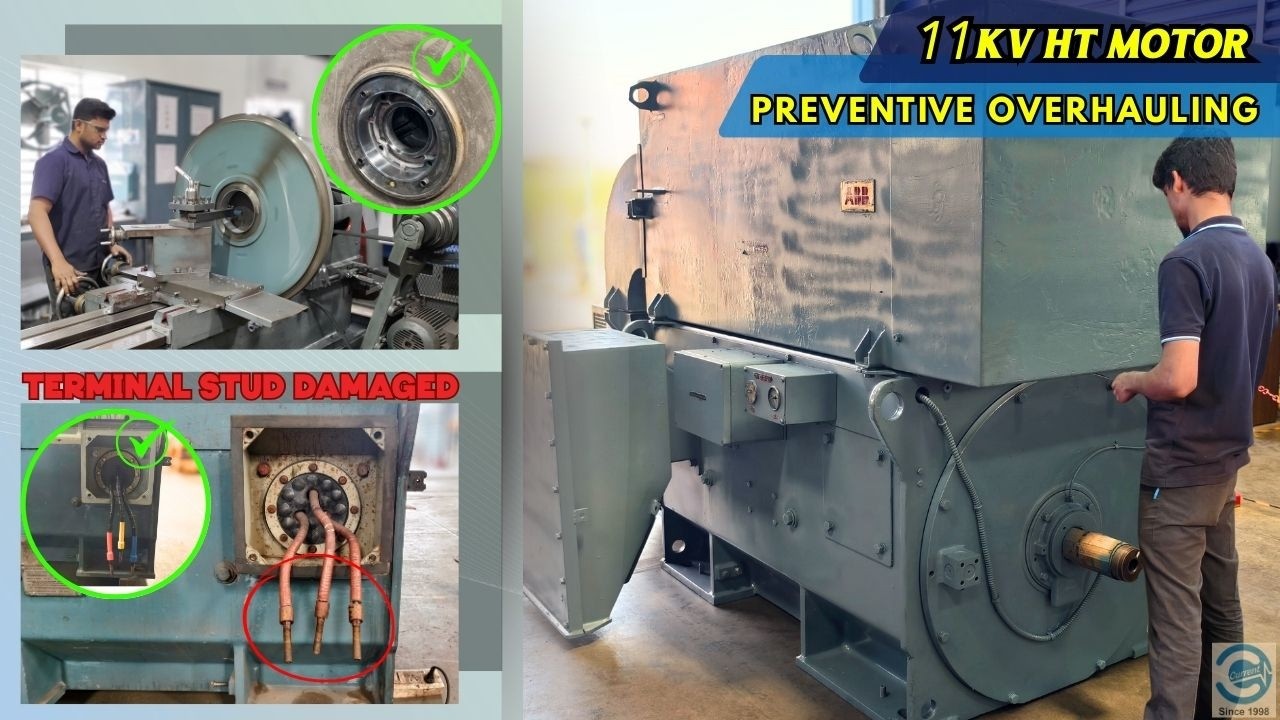 11KV HT Motor - Preventive Overhauling