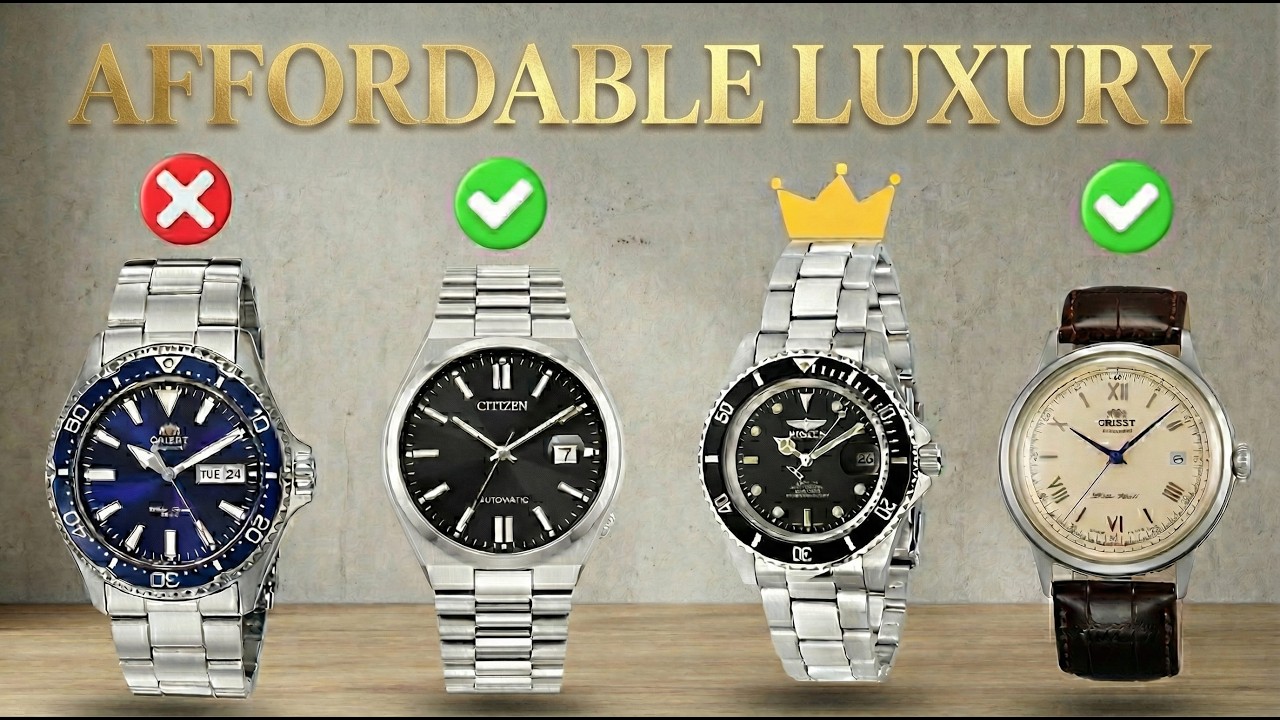 ✅ 7 Best Automatic Watches for Men [2026]⌚ Budget to Entry-Luxury - Orient, Seiko, Citizen, Hamilton