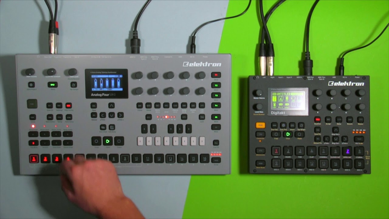 Elektron Analog 4 MKII & Digitakt Jam