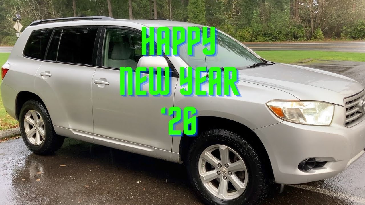 С Новым 2026 годом! Проверка и небольшое техническое обслуживание Toyota Highlander.