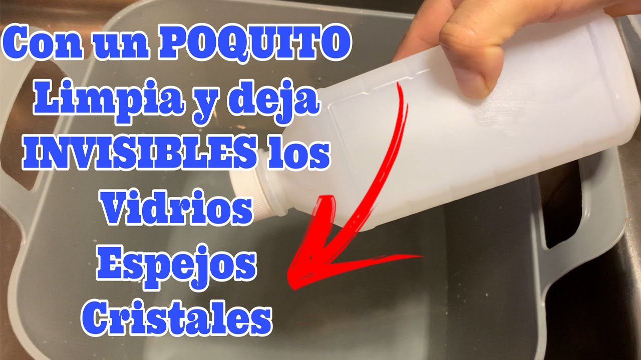 ✅ CON UN POQUITO DEJA TUS VIDRIOS, ESPEJOS Y CRISTALES INVISIBLES, COMO LIMPIAR VIDRIOS Y VENTANAS