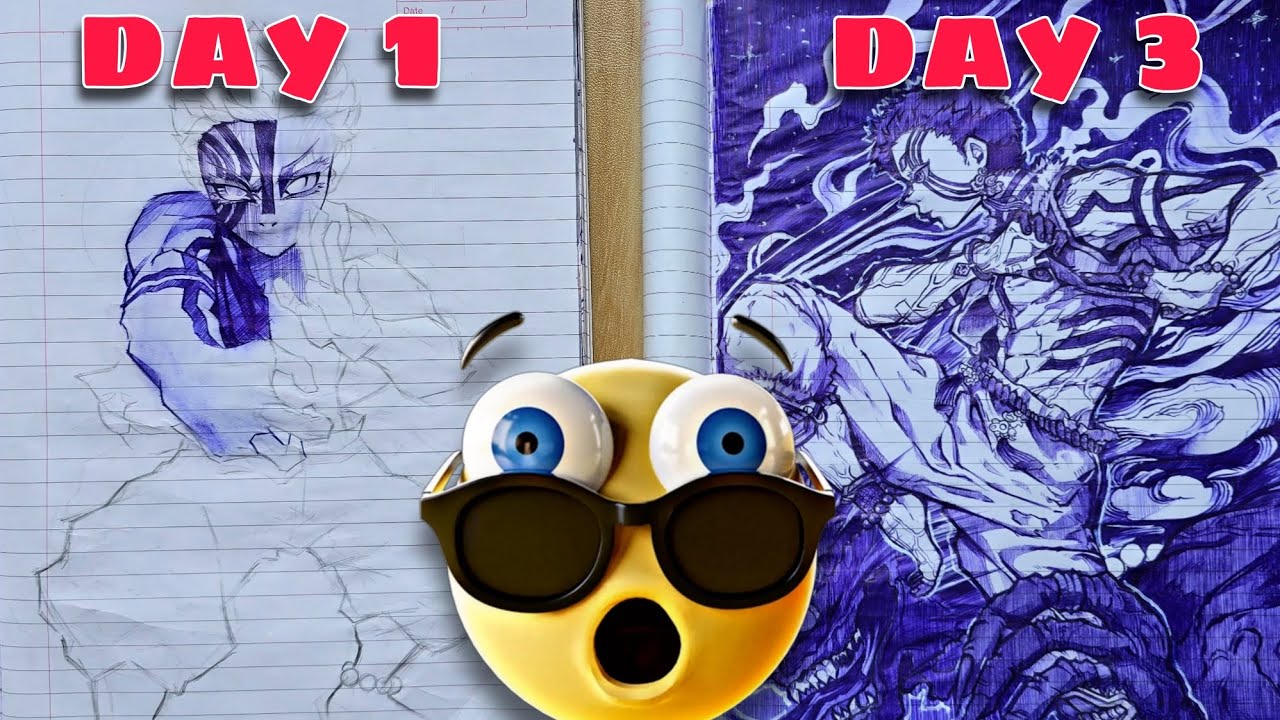 From FAIL to MASTERPIECE! I Learned Pen Art in 3 Days 😲✍️