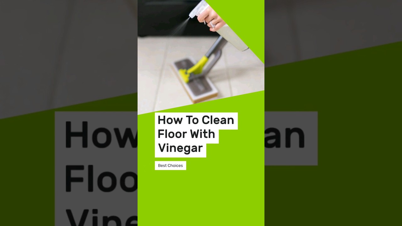 How To Clean Floor With Vinegar #shorts