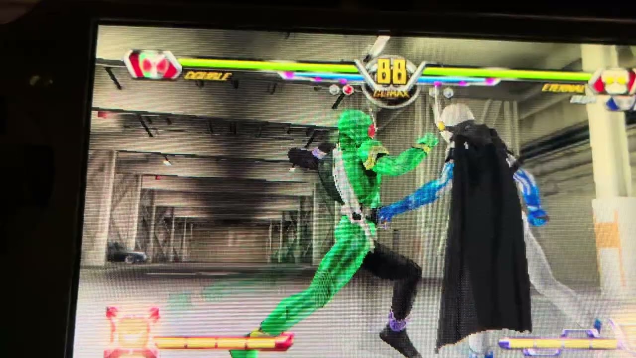 W(ダブル)VSエターナル、王蛇(超クライマックスヒーローズ)