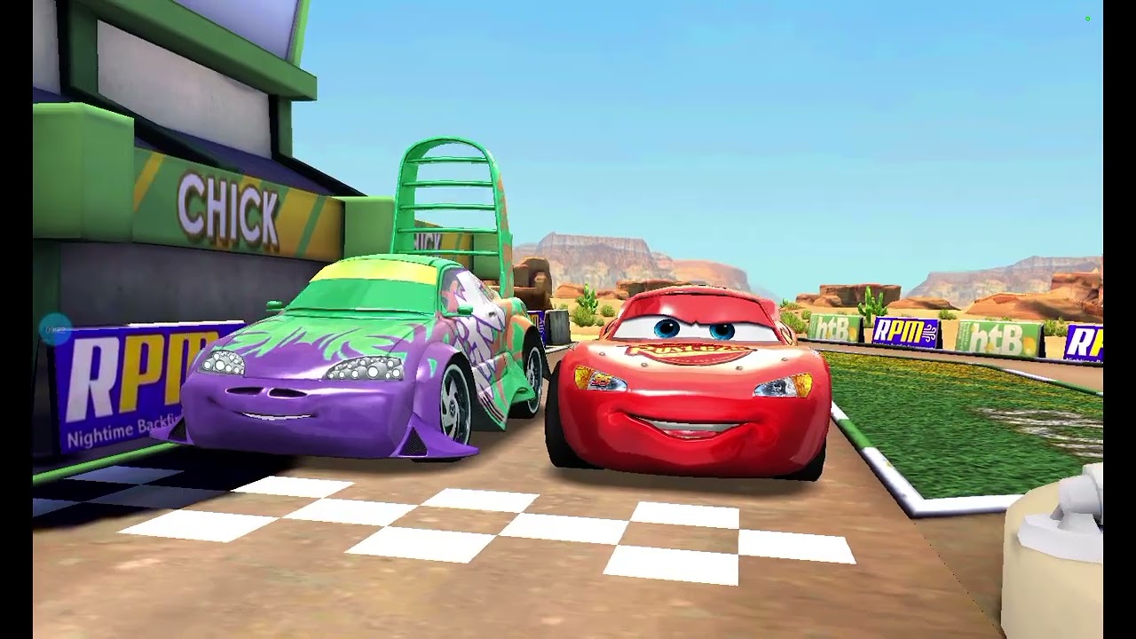 Cars: FAST AS LIGHTNING Neon Racing Practice Races and Collecting Coins