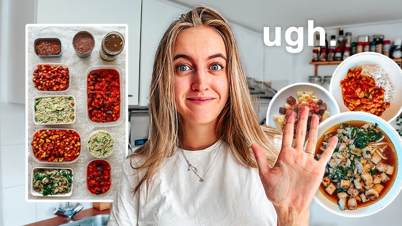 ik probeerde een week lang te meal preppen...