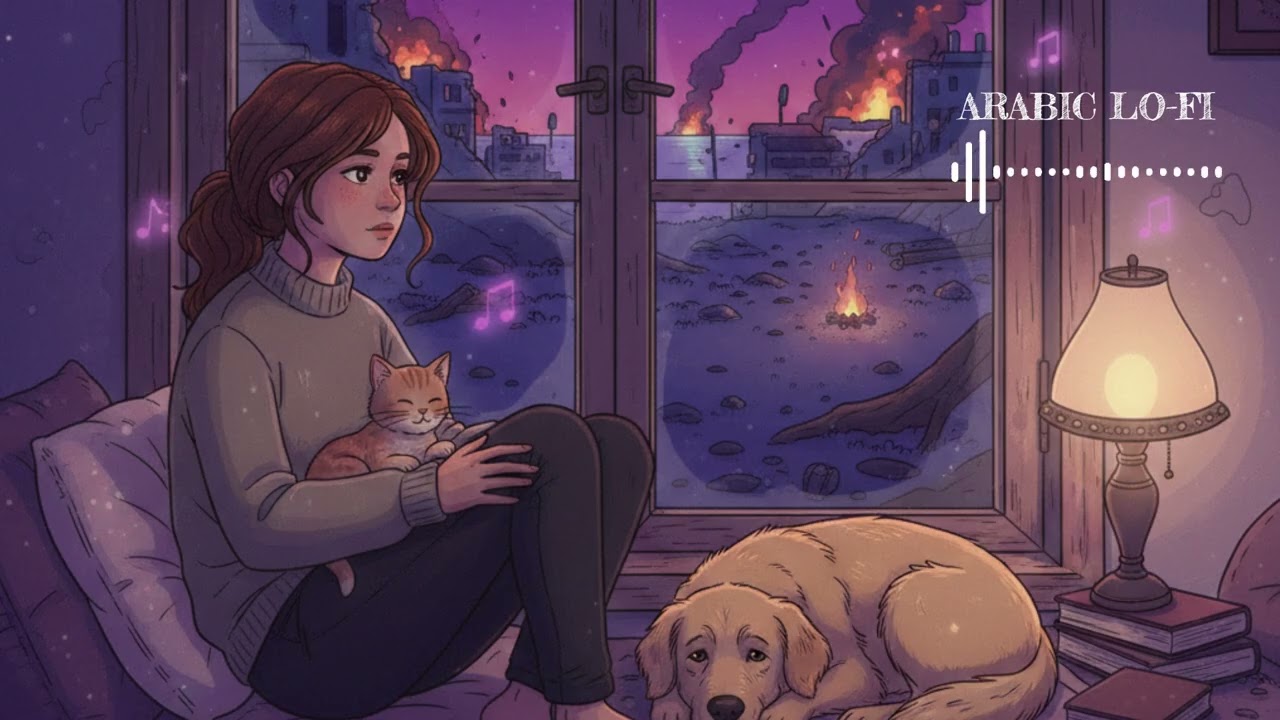 Vol 6 Arabic lofi music حرب وحب موسيقى لوفي عربي