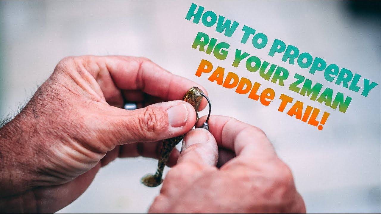 How To Rig A ZMAN Paddle Tail!