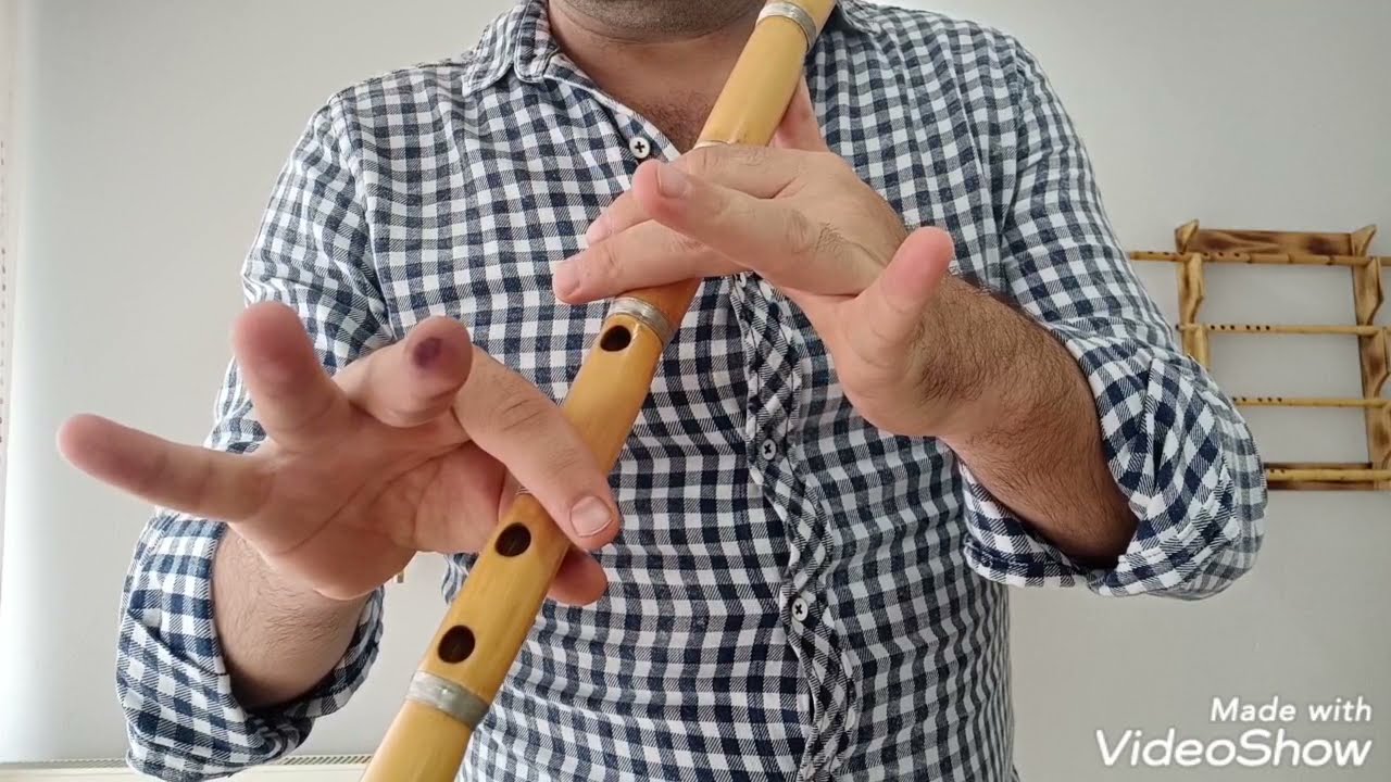 Ney Dersi 9 - Sol ~ La Notalarının Üflenişi - Gerdaniye ~ Muhayyer - Eklemedir Koca Konak Solfej