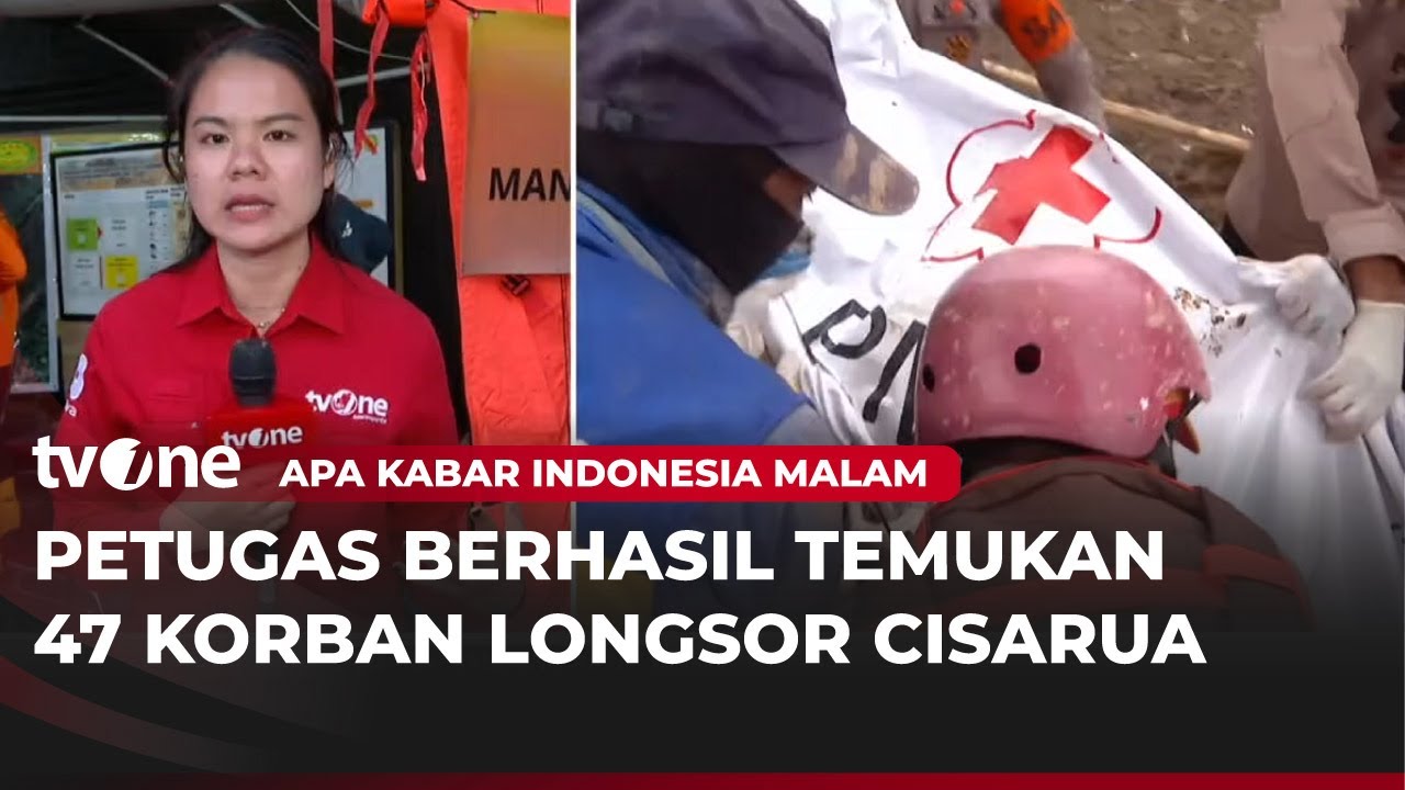Pencarian Korban Longsor Bandung Barat: Dari 47 Kantong, 30 Sudah Teridentifikasi | AKIM tvOne