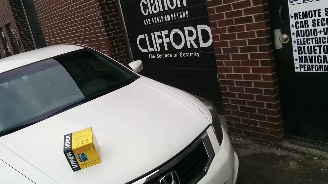 Demo of a 5704v alarm & remote starter installed on Honda Accord