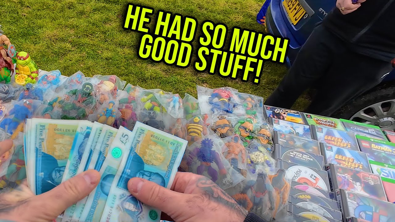I WANTED TO BUY IT ALL AT THIS CAR BOOT SALE!