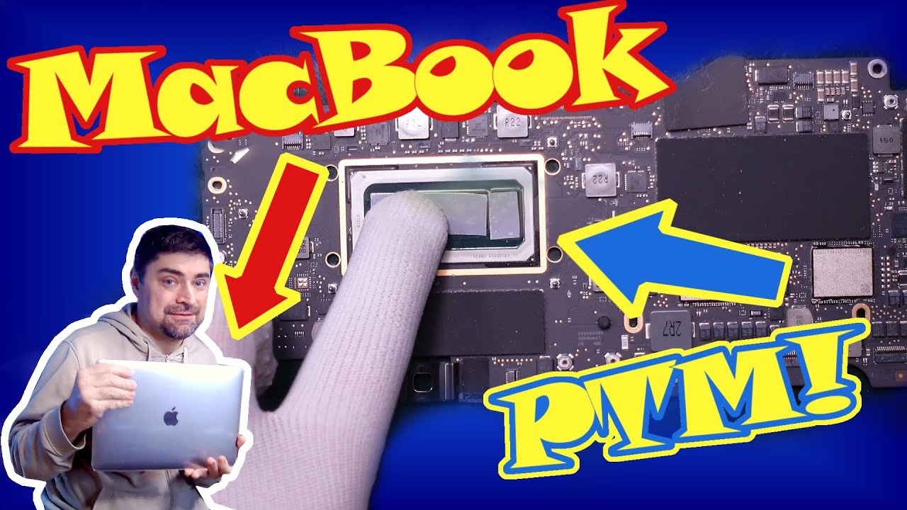 MacBook grzeje się i dławi! PTM7950 mu pomoże! | Thermal Throttling i wymiana baterii