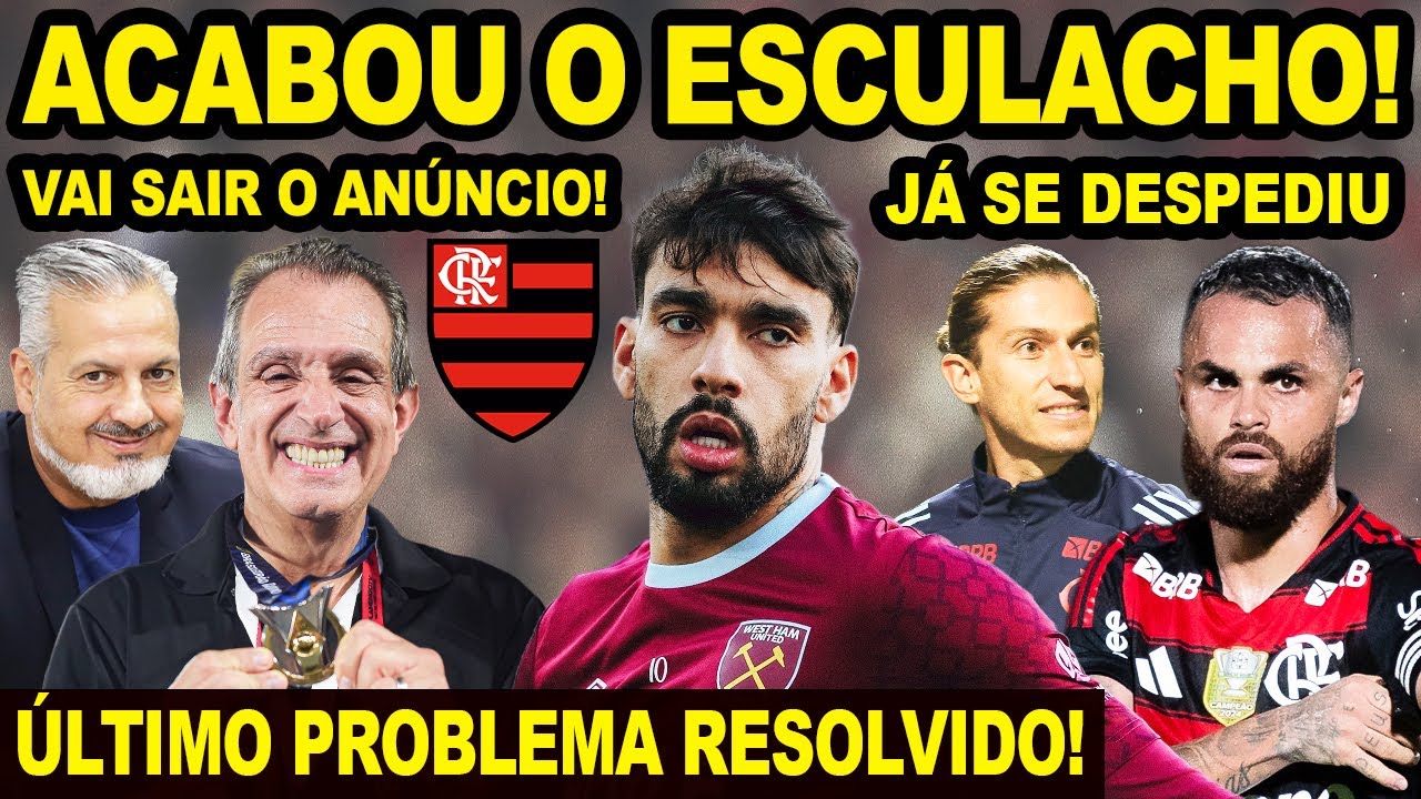 FLAMENGO RESOLVE TUDO POR PAQUETÁ! BAP TOMA DECISÃO NO MENGÃO! CBF ACABOU COM A PALHAÇADA! E+