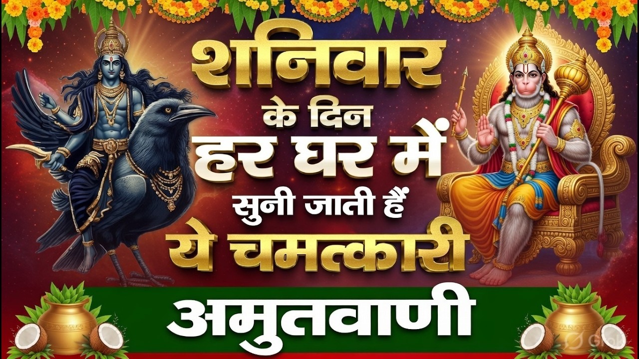 शनिवार के दिन हर घर में सुनी जाती हैं यह चमत्कारी शनि अमृतवाणी | Shanidev Amritwani #Bhajan 2026