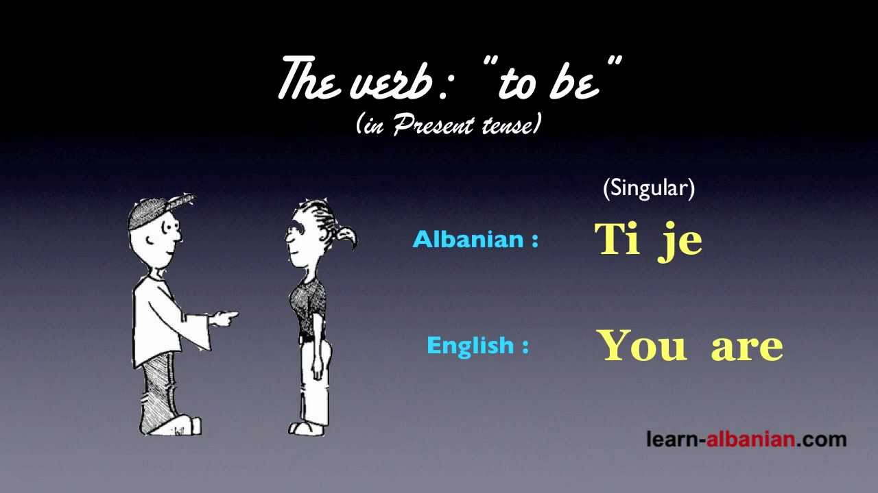 The verb TO BE in Albanian / Learn Albanian Grammar