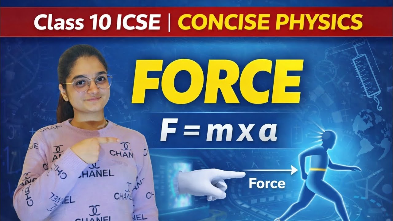 Force physics chapter 1 class 10 ICSE | Concise Physics |Complete Chapter Explanation