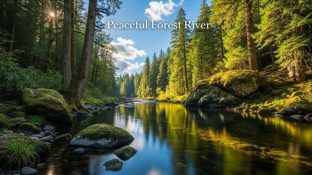 Forest River Ambience 🌿🌊 Soothing Water and Nature Sounds for Deep Sleep #2913