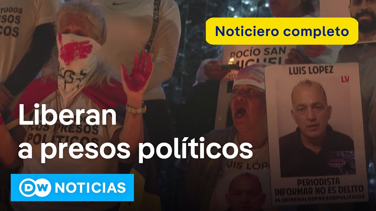 🔴DW Noticias 1 de enero: Venezuela confirma la excarcelación de 88 detenidos tras las presidenciales
