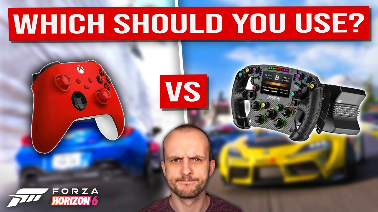 Я попробовал поиграть в Forza Horizon 6 с рулём...