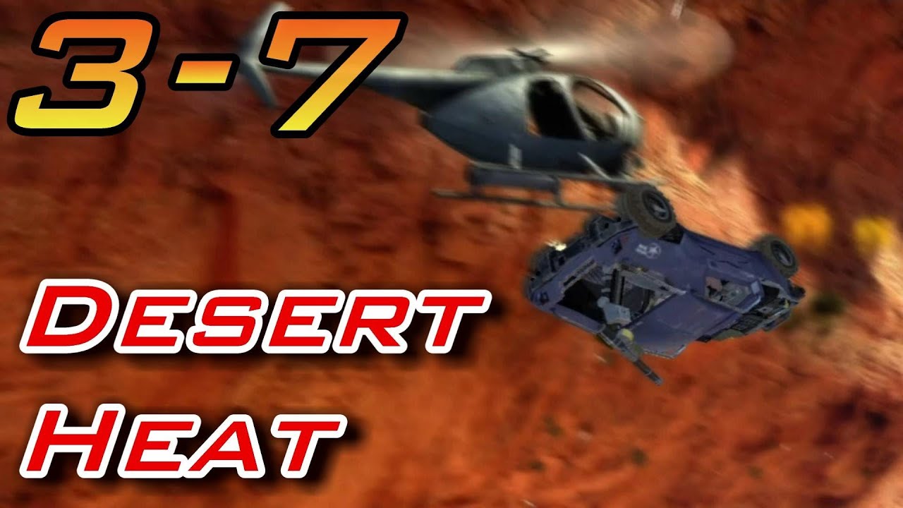 Stuntman: Ignition Walkthrough 100%: Strike Force Omega, Scene 7 -- Desert Heat