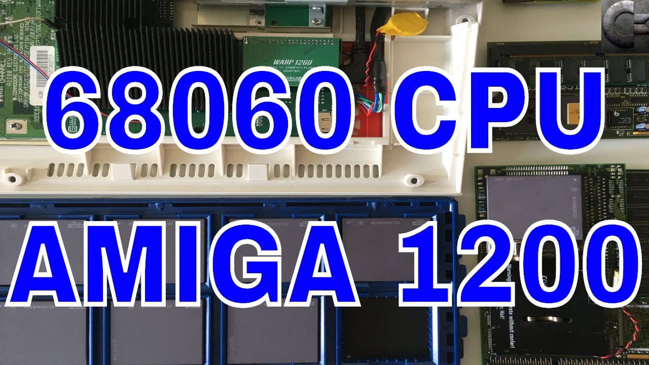 Motorola 68060 CPU test on Amiga 1200 PPC 603p 330MHz