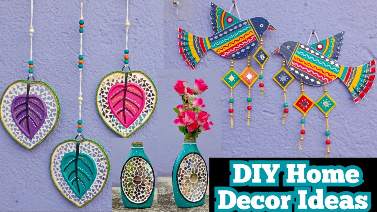 DIY Home/Room Decoration Ideas | Best Out Of Waste | Mosaic Art Decor Ideas | Wall Hanging Craft 