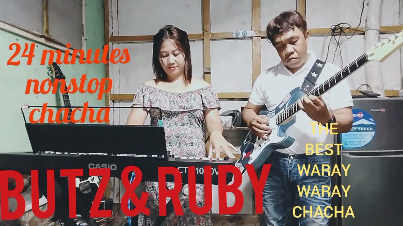 nonstop  chacha disco waray-waray LIVE REMIX instrumental cover by Butz & Ruby COUPLEBAND COUPLEBOND