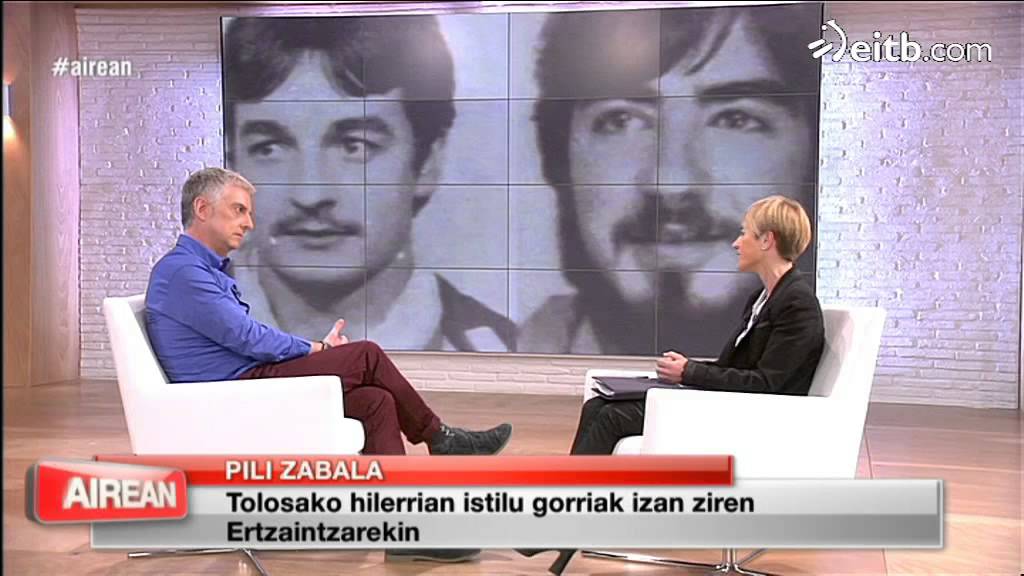 Pili Zabala, Joxi Zabalaren arreba, platoan izan da
