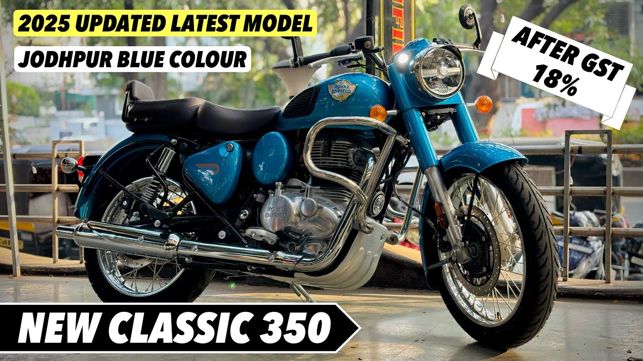 2025 All New Royal Enfield Classic 350 Obd-2 B Review ❤️| Jodhpur Blue Colour 🤩 New Price 🔥