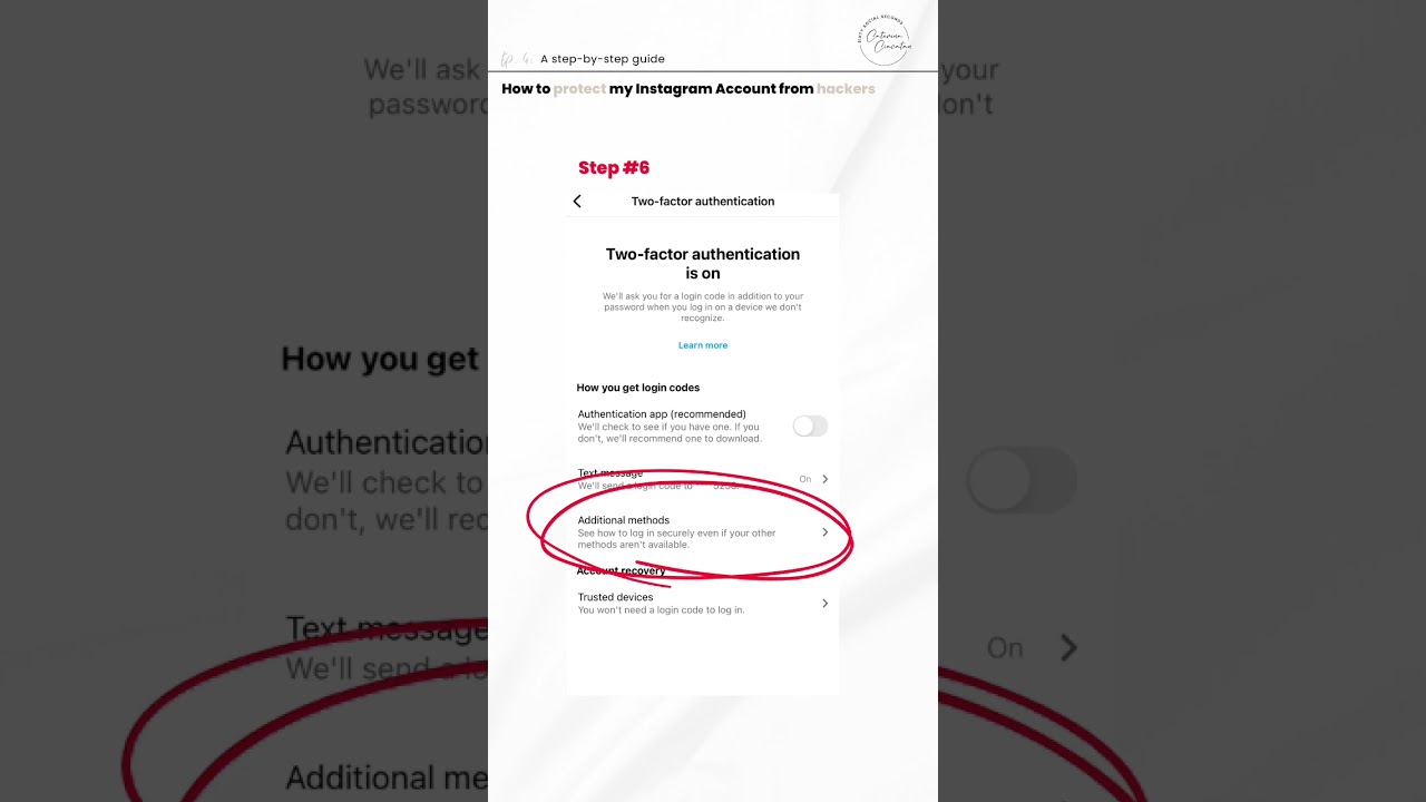 How to protect my Instagram account from being hacked. A step by step guide. #socialmediamarketing