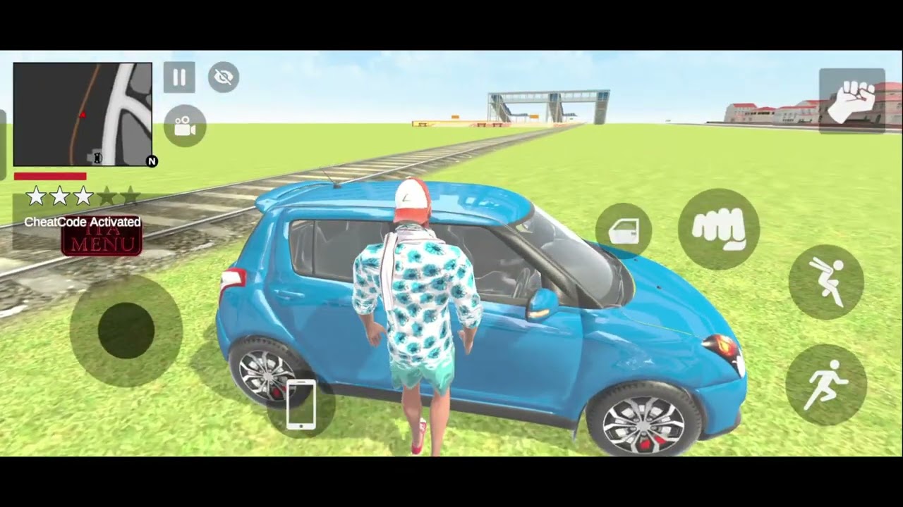 INDIAN AURA SAMULETOR 😬😱 #GTA#GAMES #indianbikedriving February 6