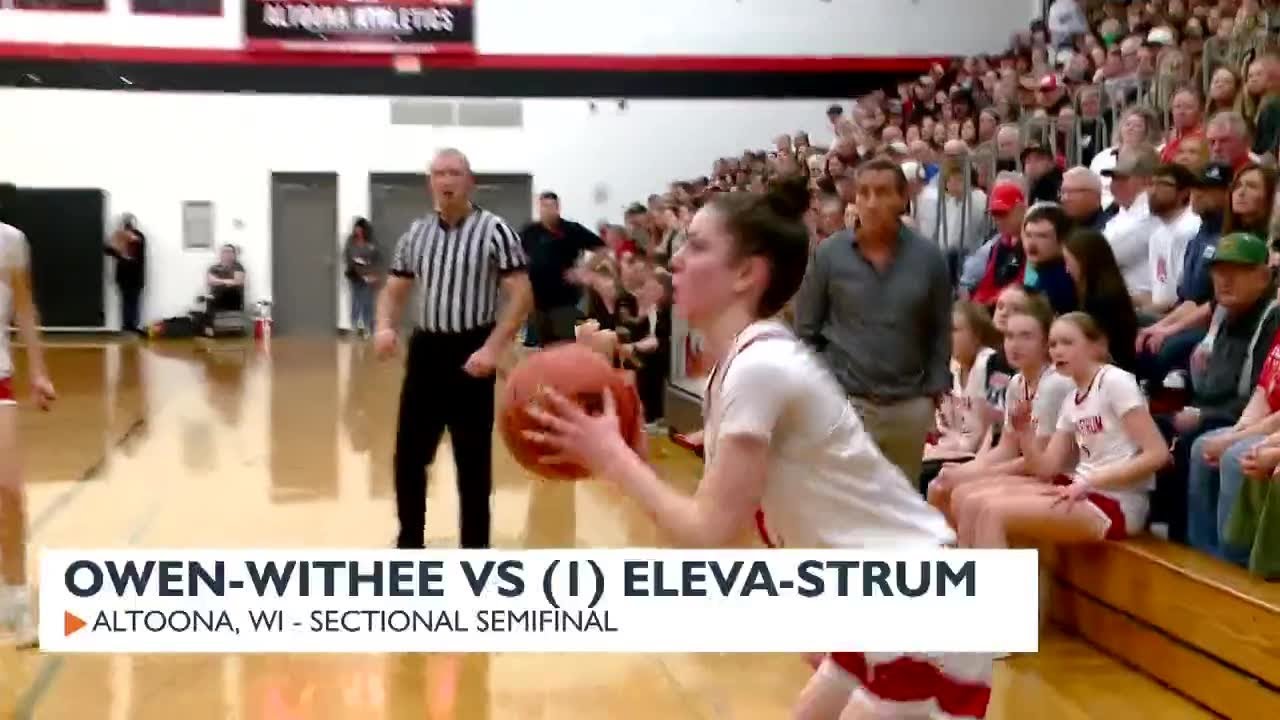 Girls Basketball: Owen-Withee vs (1) Eleva-Strum