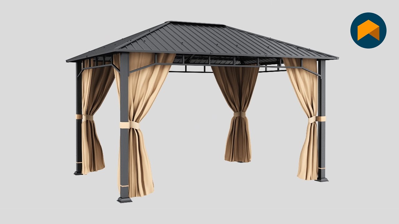 Paviljong - Monteringsanvisning 3x4 (Sunset Superior) | Telttorget