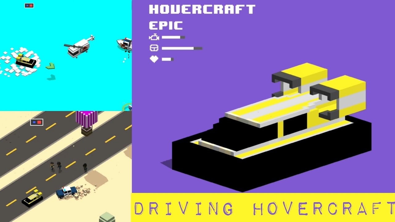 Smashy Road: Wanted 2 | Driving Hovercraft | Freely roaming the world and more Gameplay! [ Android ]