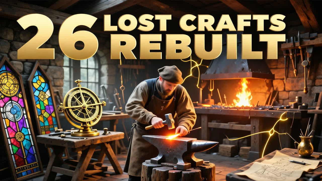 26 Lost Crafts Rebuilt - Medieval Workshop Secrets Revealed Step by Step