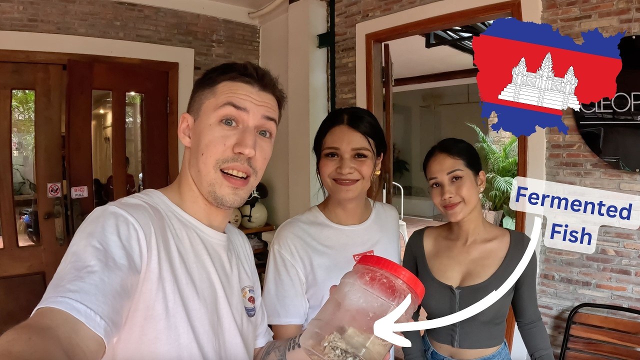 Khmer Women Teach me how to make Prahok!