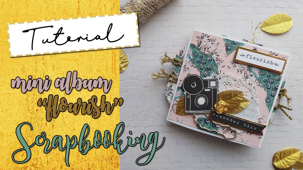 MINI ALBUM fácil y rápido con RESTOS DE PAPELES | SCRAPBOOK | maggie holmes
