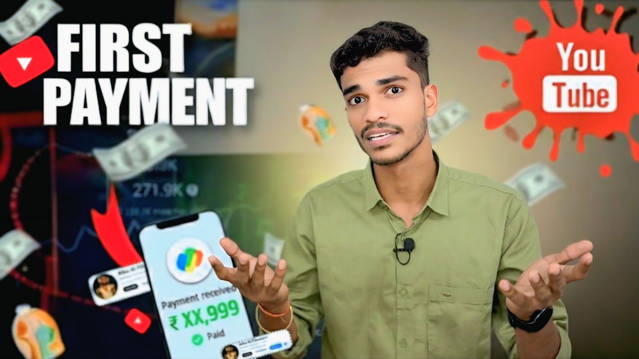 My First Payment From YouTube
