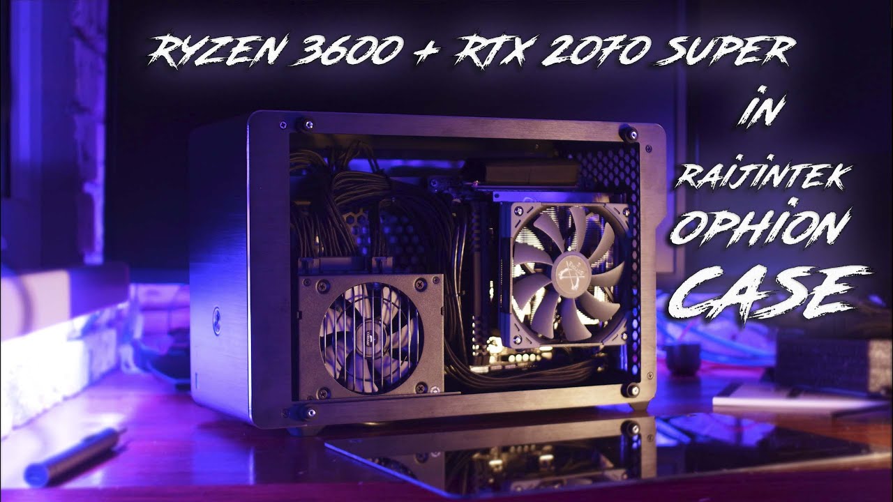 Timelaps itx Raijintek - Ophion + Ryzen 3600 + RTX 2070 Super Gigabyte White