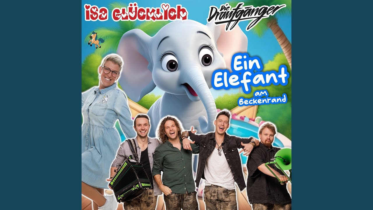 Ein Elefant am Beckenrand