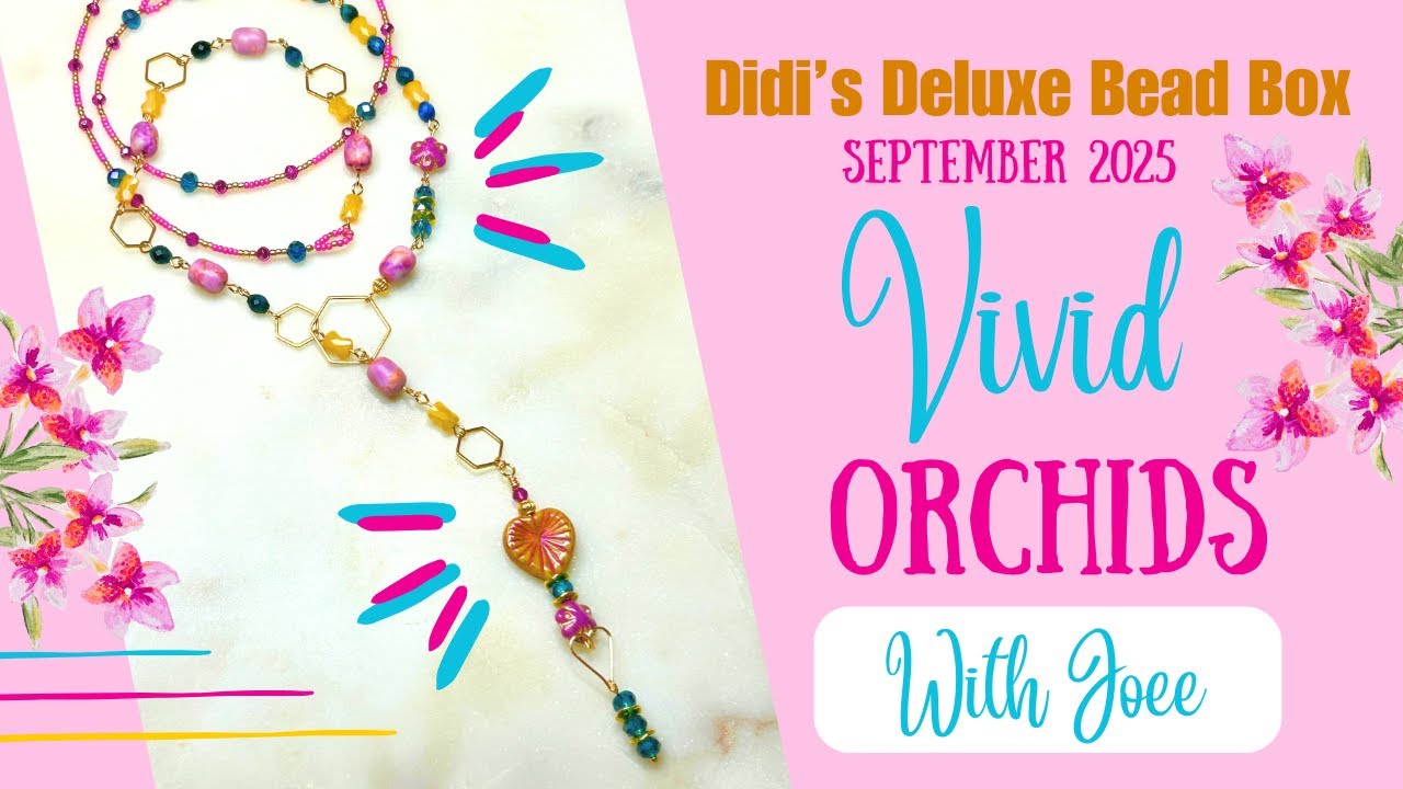 Didi's Deluxe Bead Box Geometric Gemstone Necklace Sept 2025