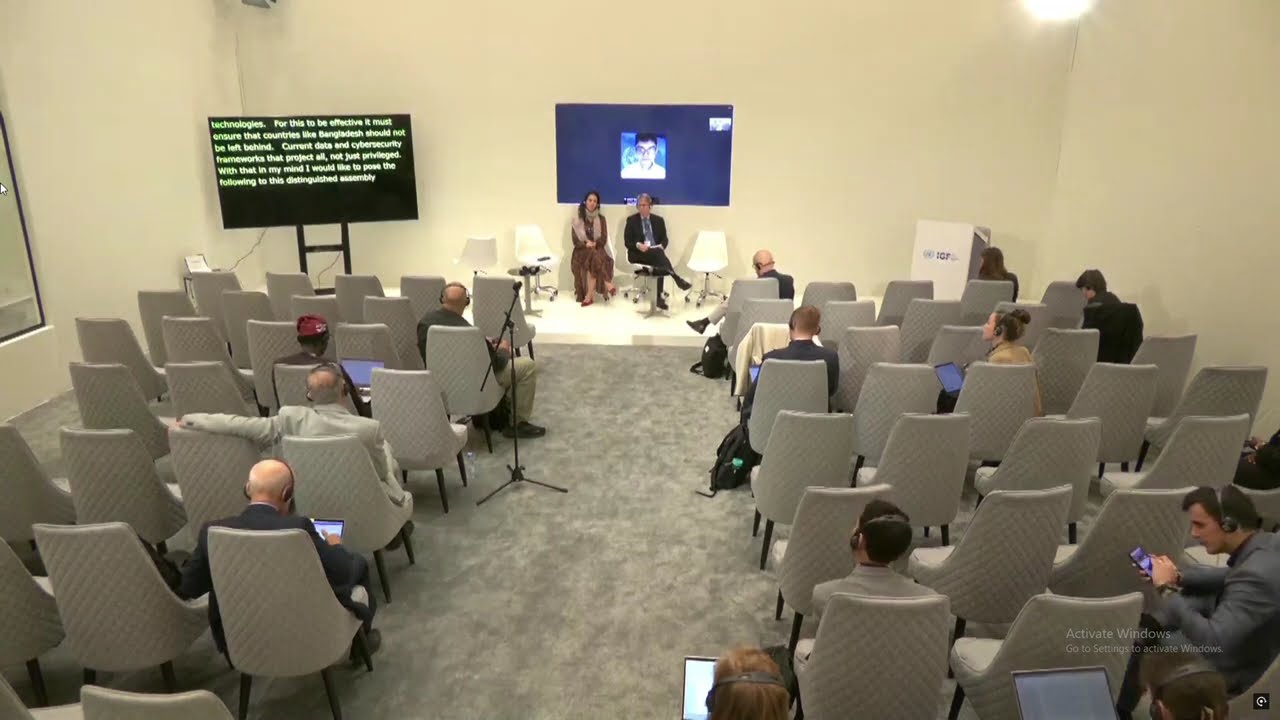Addressing Digital Governance & Cybersecurity for Bangladesh at IGF 2024