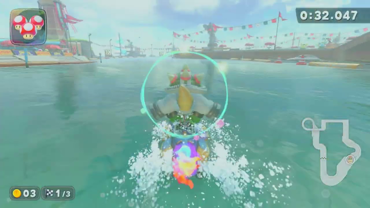 [WR] Salty Salty Speedway - 2:06.174 (Mario Kart World)