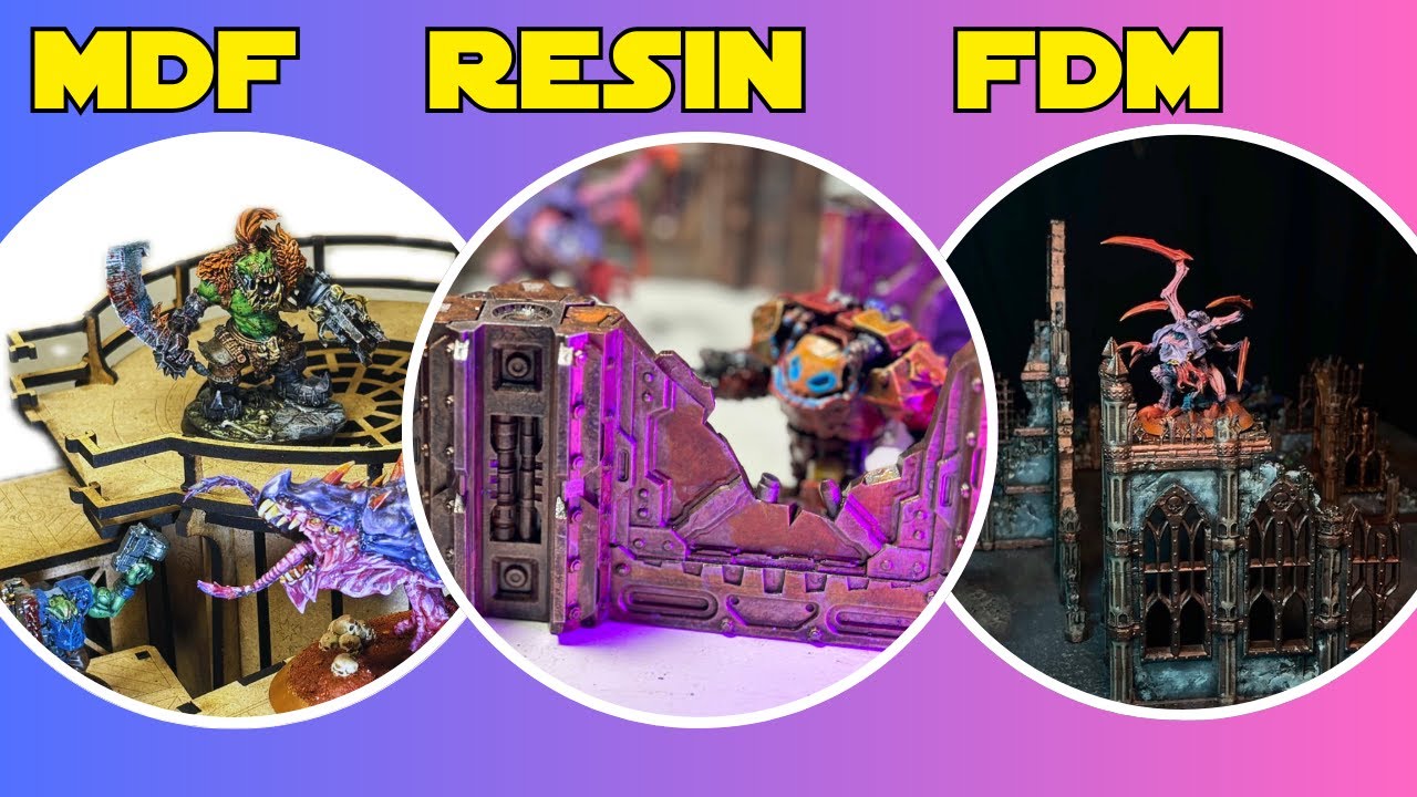 Which terrain is BEST for wargaming? Terrain Showdown feat. Longer RAY5