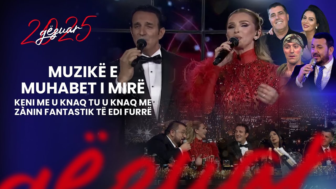 GËZUAR 2025 me Edi Furra / Muzikë LIVE - U KNAQEM TU U KNAQ / TV DUKAGJINI